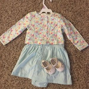 Carters 9 month set NWT with shoes